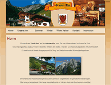 Tablet Screenshot of griesneralm.at